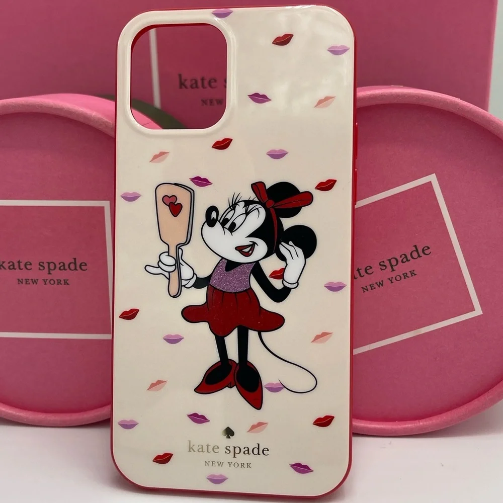 KS New York x Disney Minnie Mouse IPhone 12/2 Pro Mini Flexible Phone Case NWT